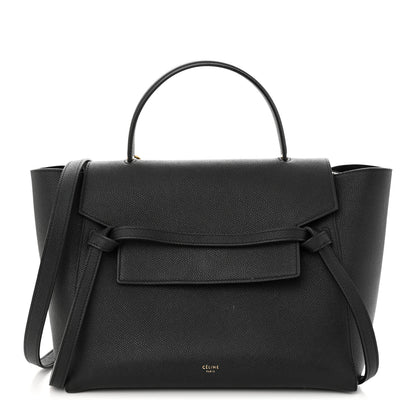 Celine Grained Calfskin Mini Belt Bag Black 1 of 12