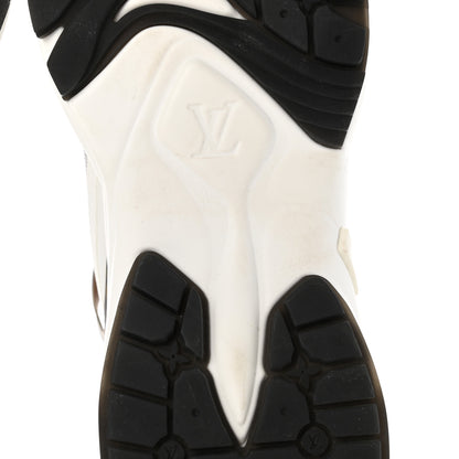 Louis Vuitton Monogram Calfskin Run 55 Sneakers 36.5 White 9 of 11