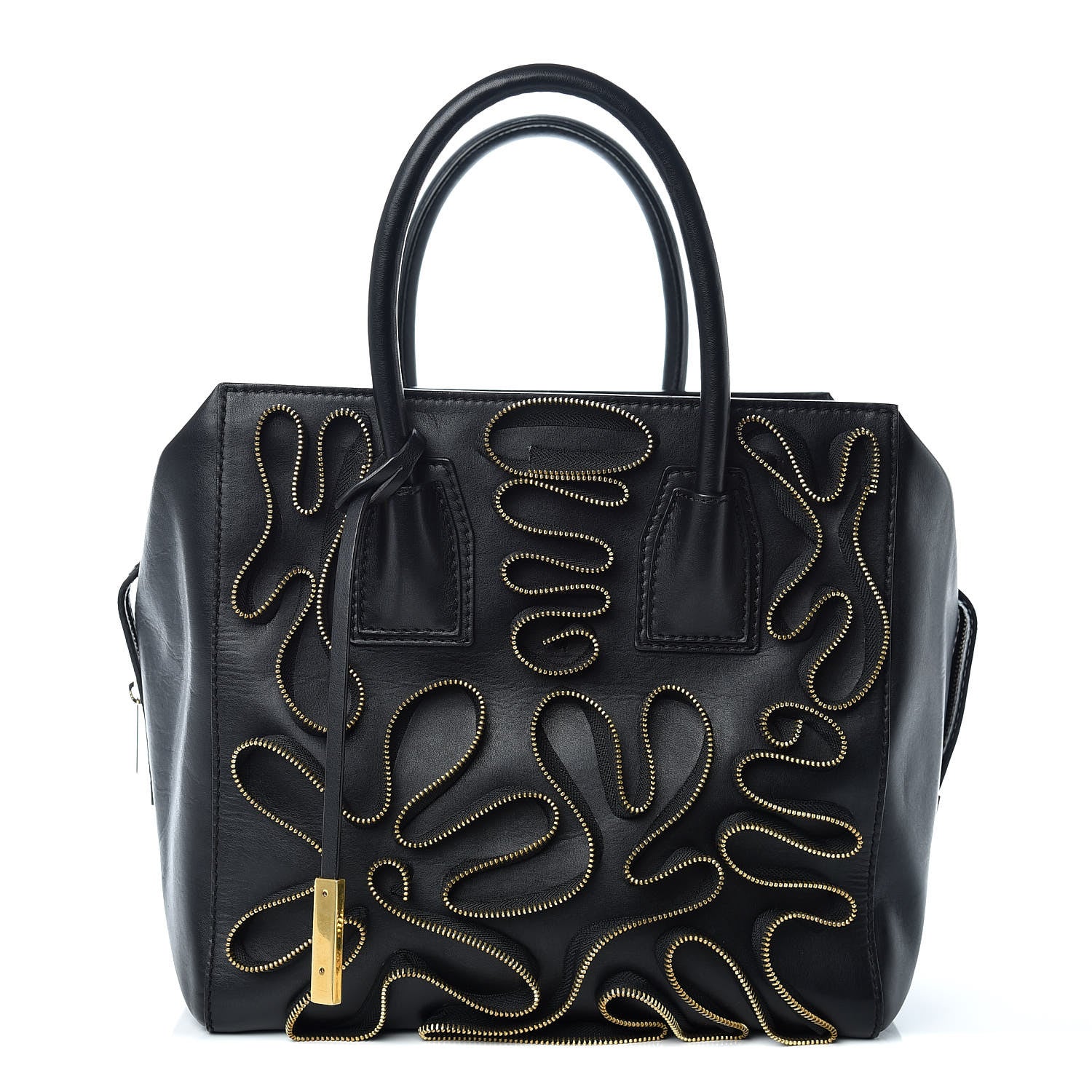 Stella McCartney Eco Alter Nappa Cavendish Zipper Tote Black 1 of 13