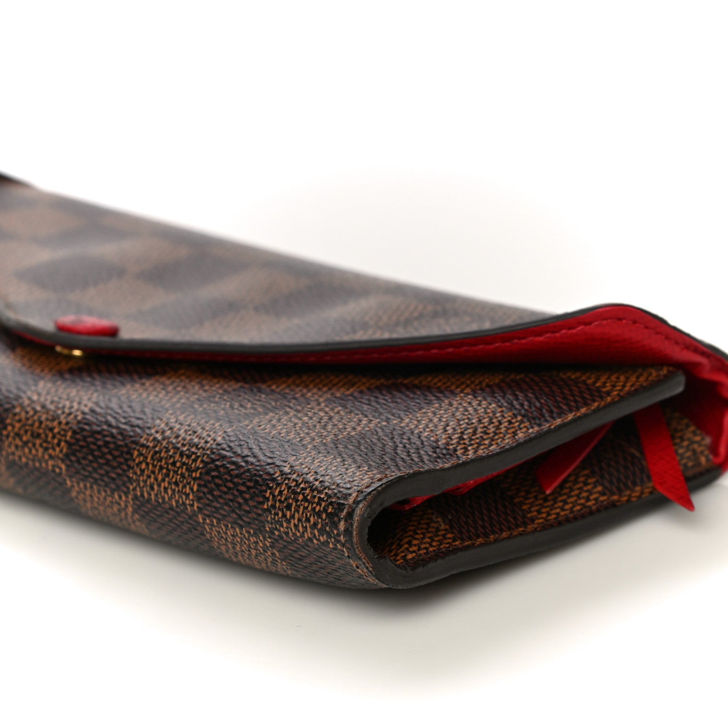 Louis Vuitton Damier Ebene Josephine Wallet Red 10 of 23