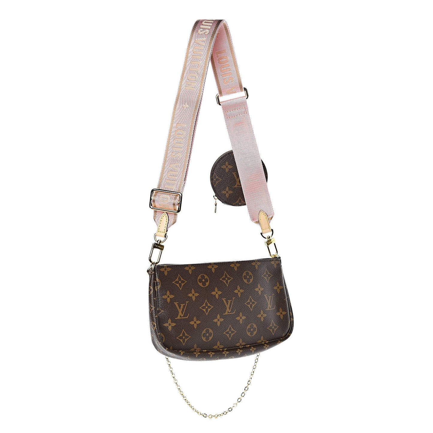 Monogram Multi Pochette Accessories Rose Clair