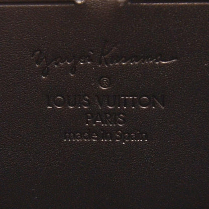 Louis Vuitton Vernis Kusama Infinity Dots Zippy Wallet Black 6 of 7