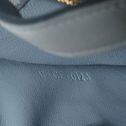 Celine Smooth Calfskin Medium Classic Box Flap Bag Powder Blue 7 of 10