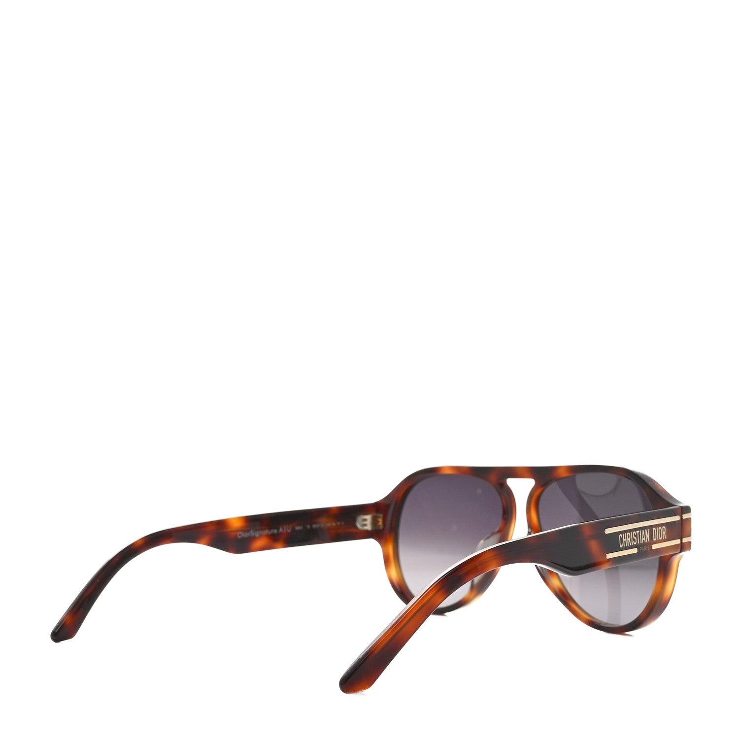 Christian Dior Acetate Diorsignature A1U Pilot Sunglasses Havana 4 of 7