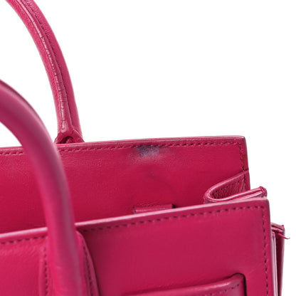 Saint Laurent Calfskin Nano Sac De Jour Bubblegum 13 of 17