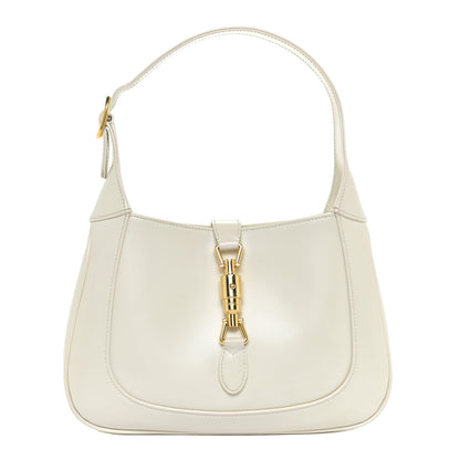 Gucci Boarded Dyana Lux Calfskin Small Jackie 1961 Hobo Mystic White 1 of 14