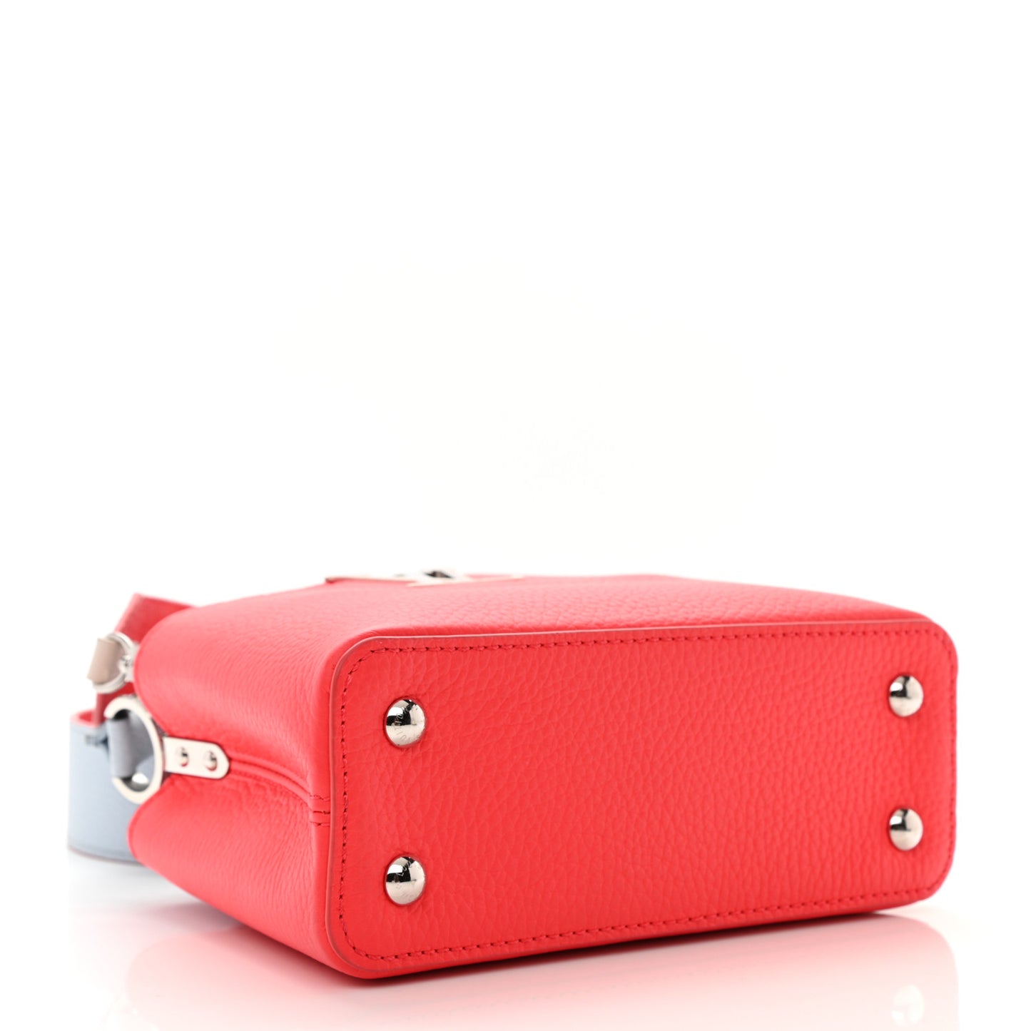 Taurillon Capucines Mini Coral Olympe Blue