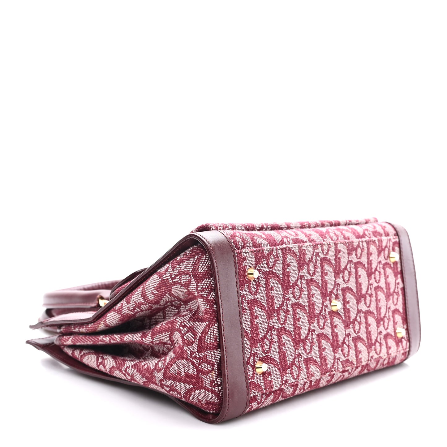 Monogram Pocket Tote Red