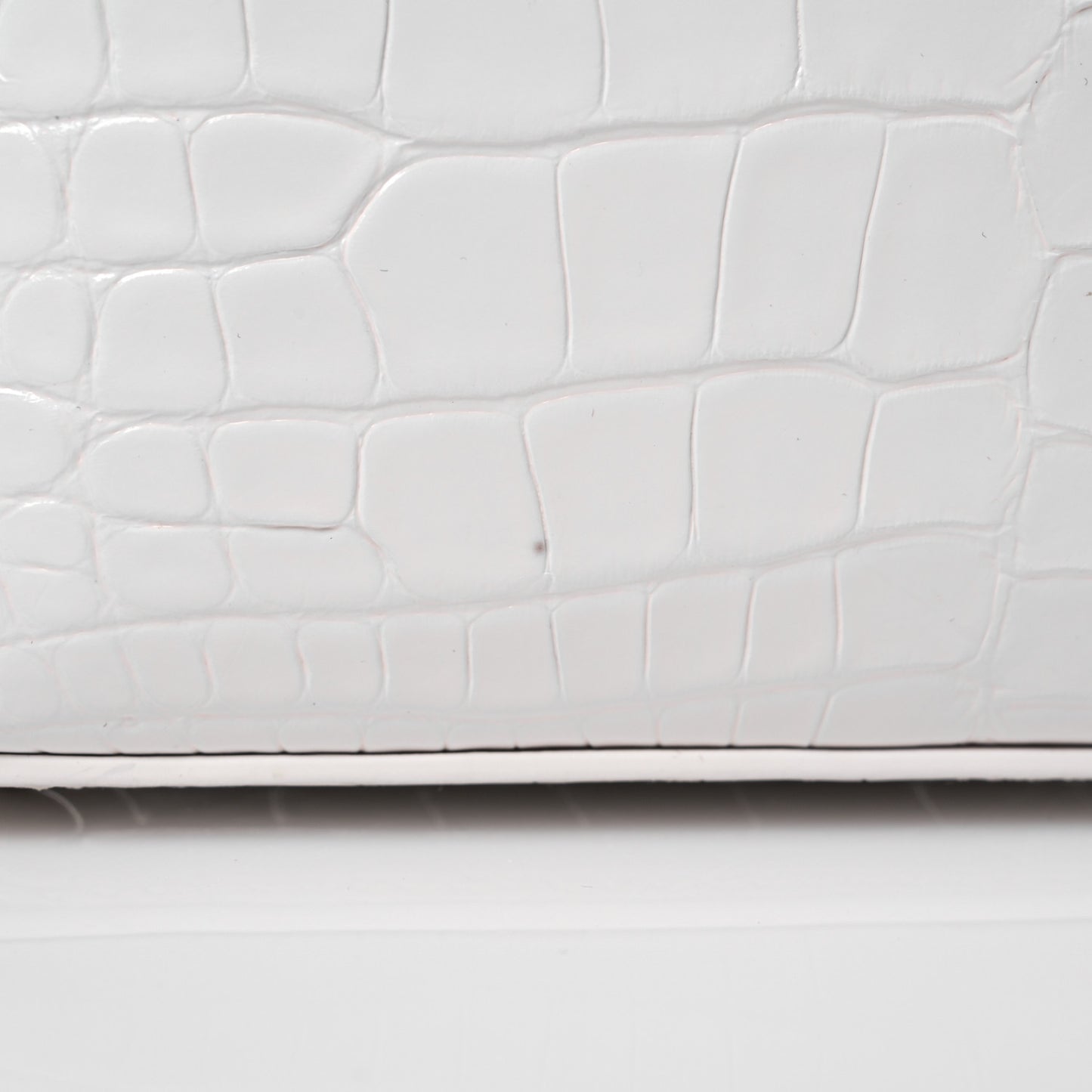 Crocodile Mini Capucines White