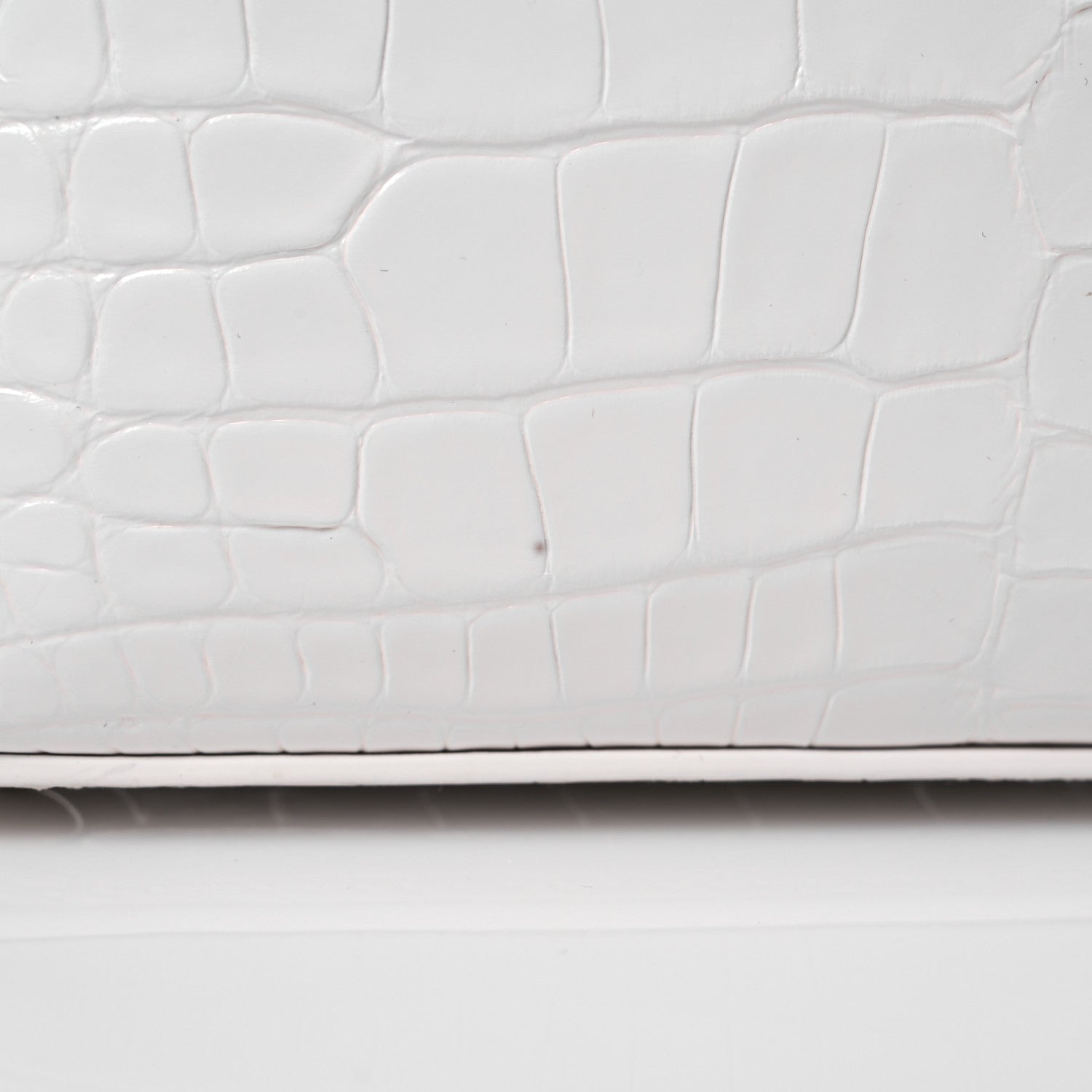 Louis Vuitton Crocodile Mini Capucines White 10 of 13