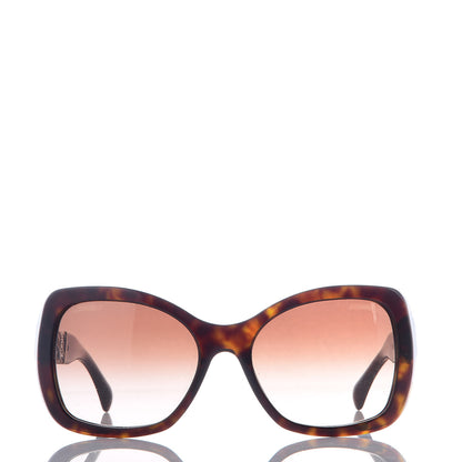 Chanel Acetate Metal Chain Square Sunglasses 5305 Brown 2 of 8