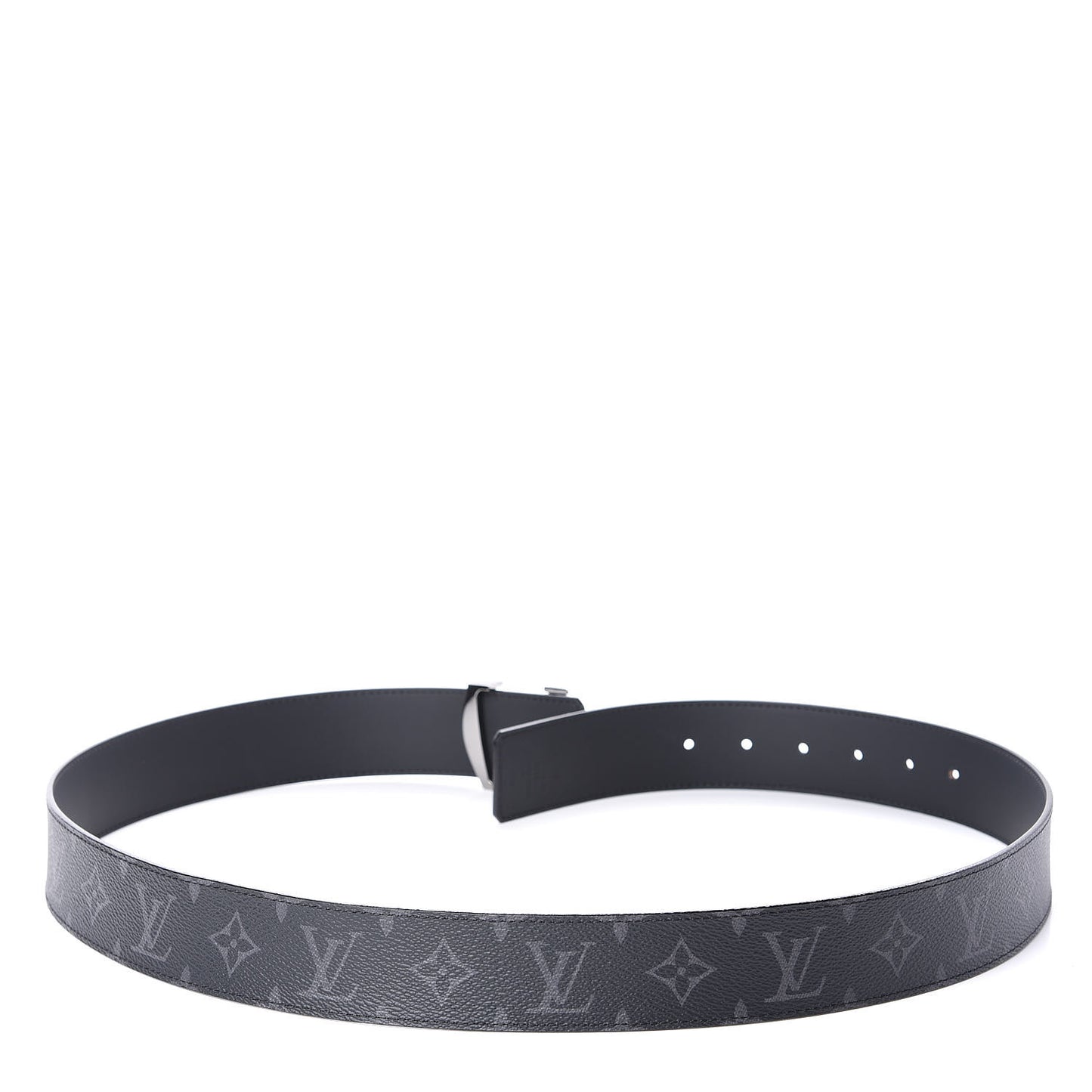 Monogram Eclipse Taigarama 40mm LV Initiales Reversible Belt 100 40 Black