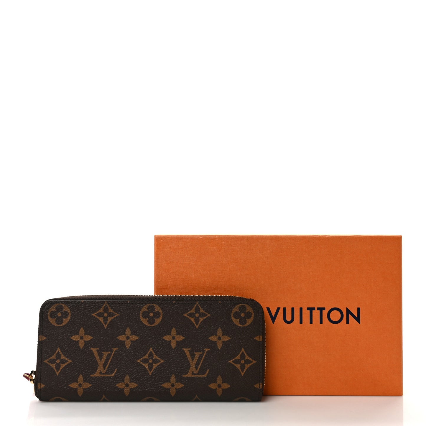 Monogram Clemence Wallet Fuchsia