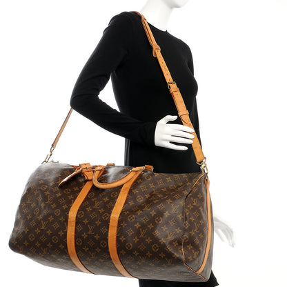 Louis Vuitton Monogram Keepall Bandouliere 55 2 of 22
