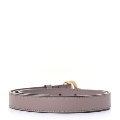 Gucci Calfskin Double G 20mm Belt 90 36 Porcelain Rose 2 of 7