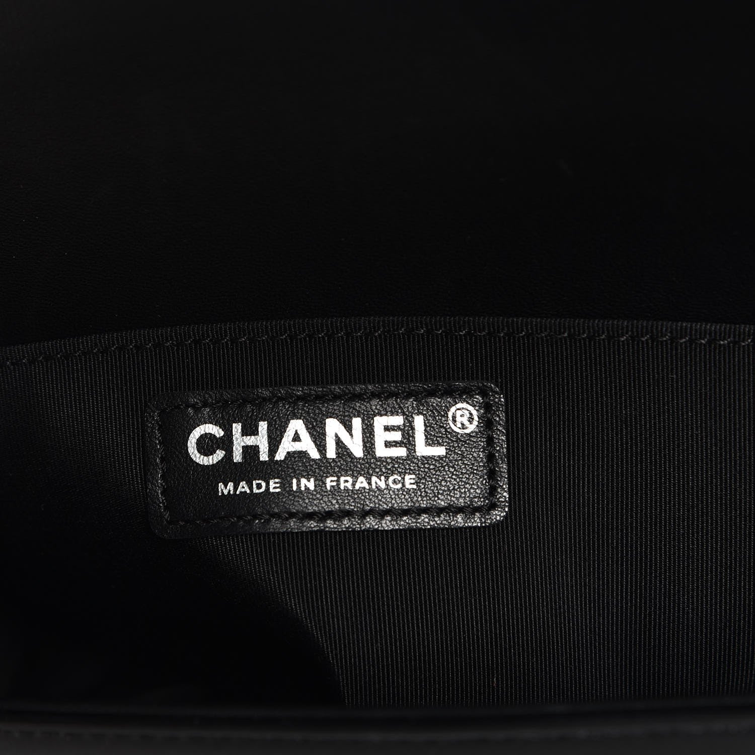 Chanel Lambskin Pleated Medium Boy Flap Black 7 of 9