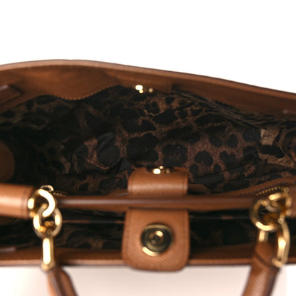 Dolce & Gabbana Dauphine Miss Sicily Shopper Tote Caramello 4 of 7
