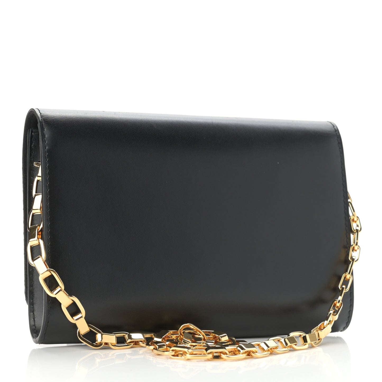 Calfskin Chain Louise MM Black
