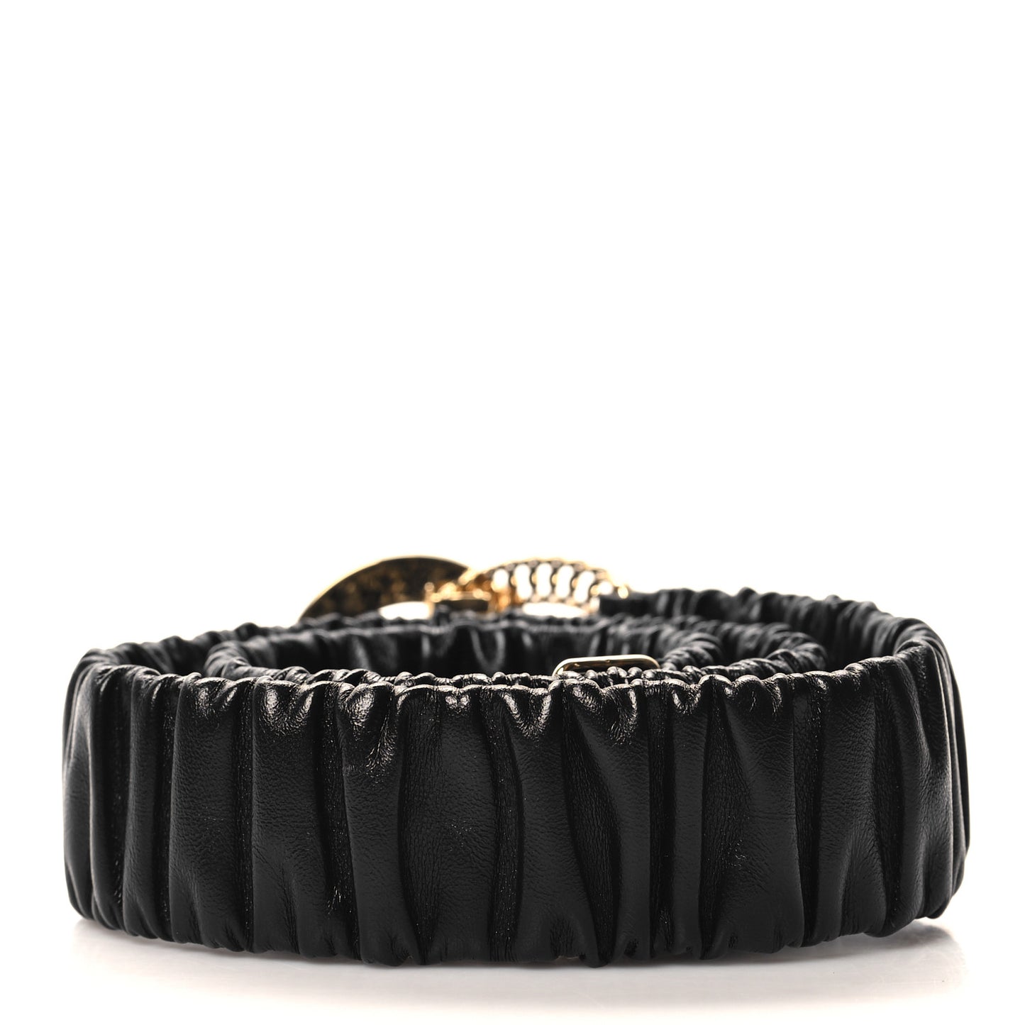 Lambskin Crystal Logo CC Belt 70 28 Black