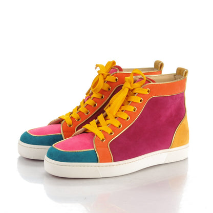 Christian Louboutin Mens Suede Nappa Rantus Orlato Sneakers 39 Multicolor 3 of 7