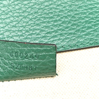 Gucci Pebbled Calfskin Small Dionysus Shoulder Bag Emerald 6 of 9