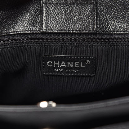 Chanel Calfskin Cerf Executive Shopper Tote Black 7 of 15
