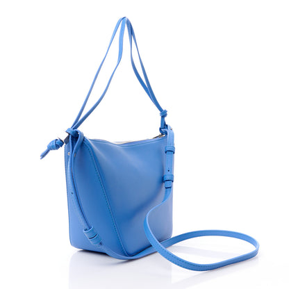 Loewe Calfskin Mini Hammock Hobo Seaside Blue 3 of 10