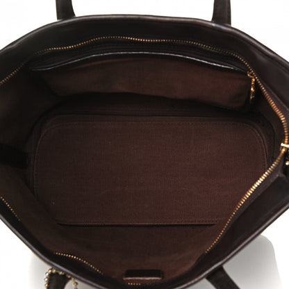 MCM Visetos Dog Bone Shopper Tote Brown 4 of 4