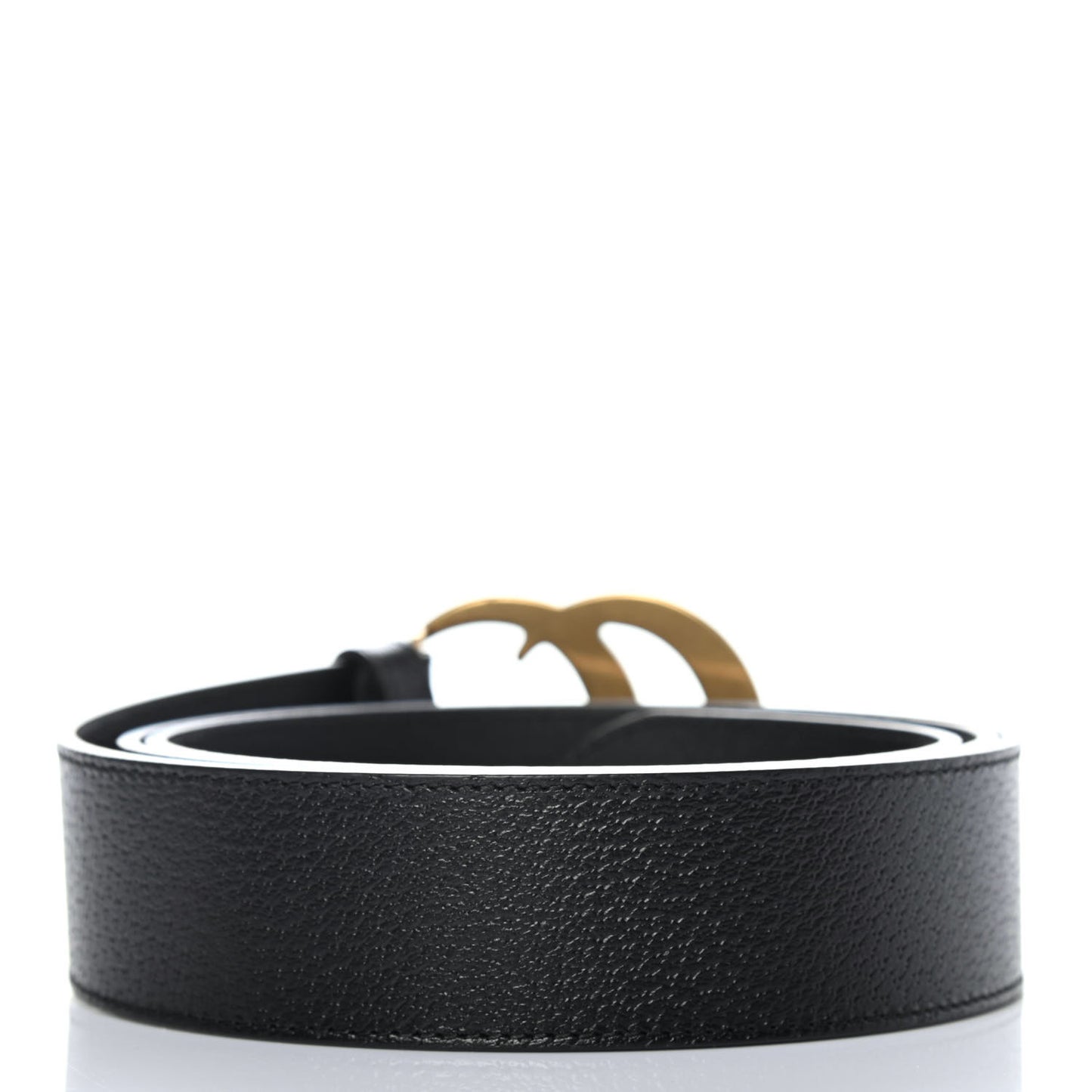 Textured Calfskin Double G 40mm Belt 115 46 Black