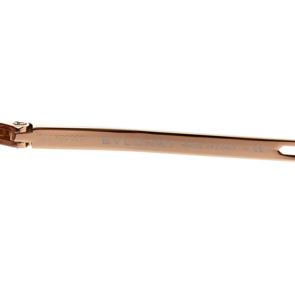 Bulgari Metal Serpenti Flyingscale Butterfly Sunglasses 6130 Gold Pink 5 of 7