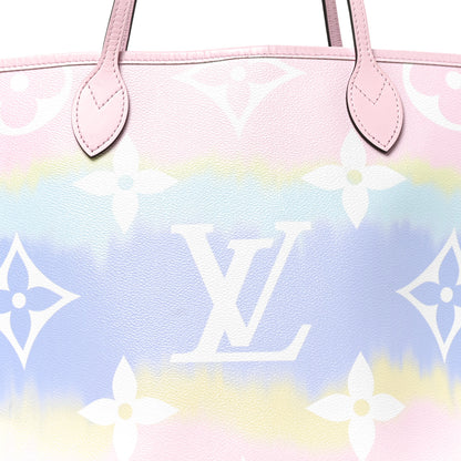 Louis Vuitton Monogram Escale Neverfull MM Pastel 6 of 8