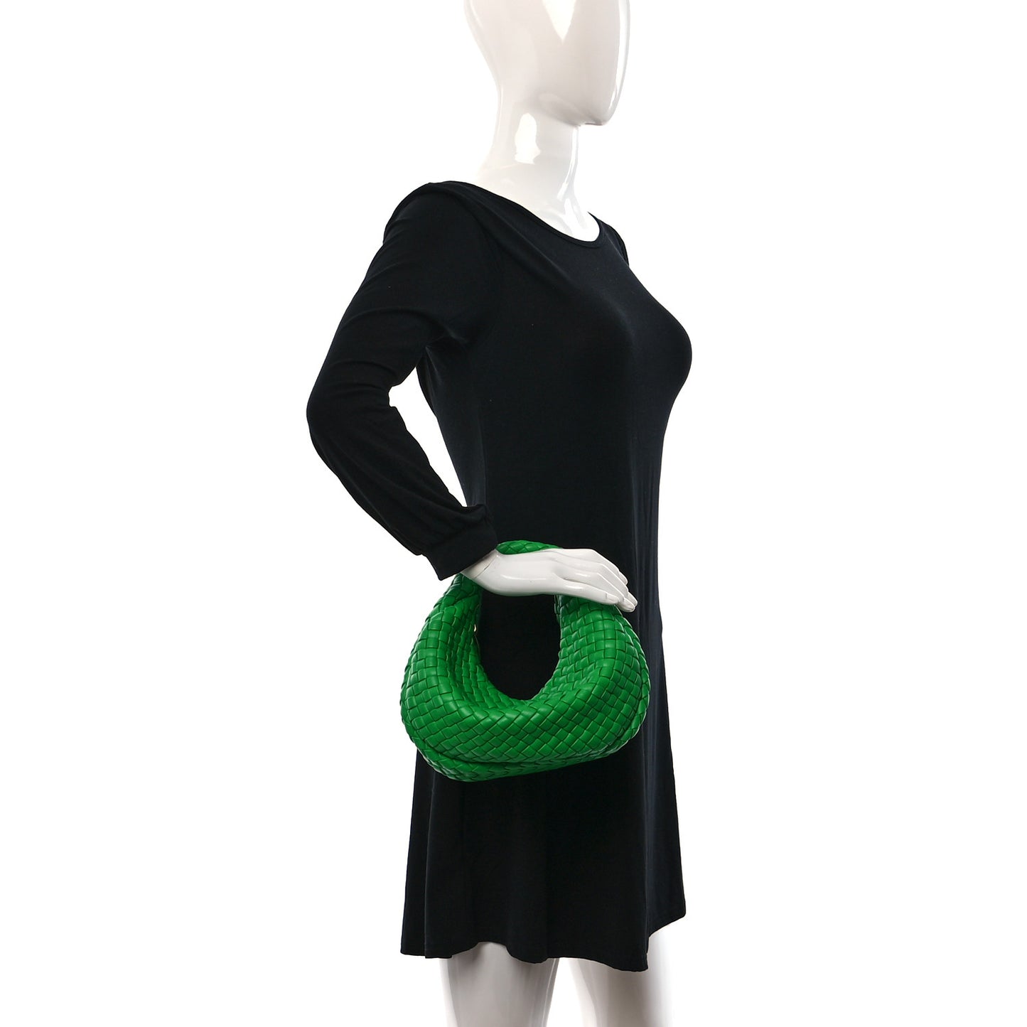 Rubber Padded Intrecciato Mini Jodie Parakeet