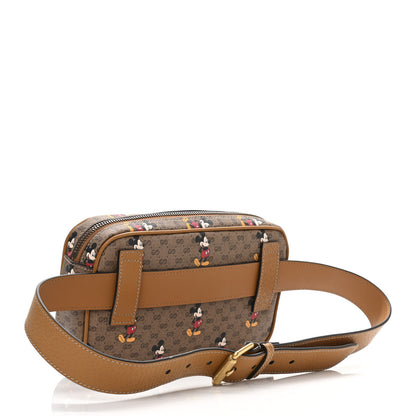 Gucci X DISNEY Mini Vintage GG Supreme Monogram Mickey Mouse Small Belt Bag 95 38 Beige Vintage Sun Oil 3 of 10