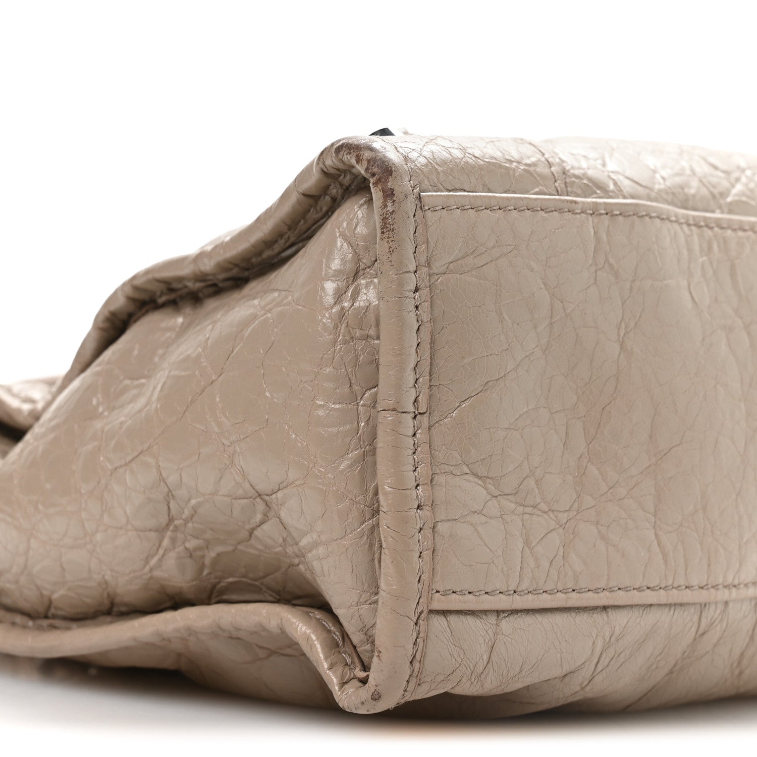 Balenciaga Agneau Arena Silver Hardware Small Le City Beige 9 of 10
