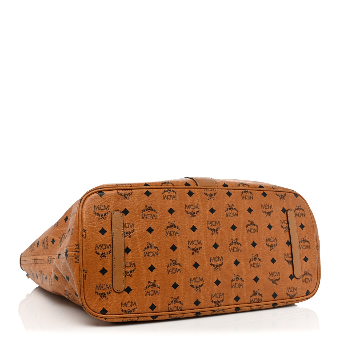 Visetos Large Liz Reversible Shopper Tote Cognac