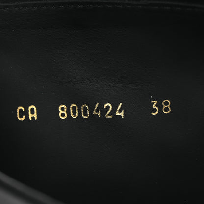 Saint Laurent Smooth Calfskin River Boots 38 Black 10 of 12