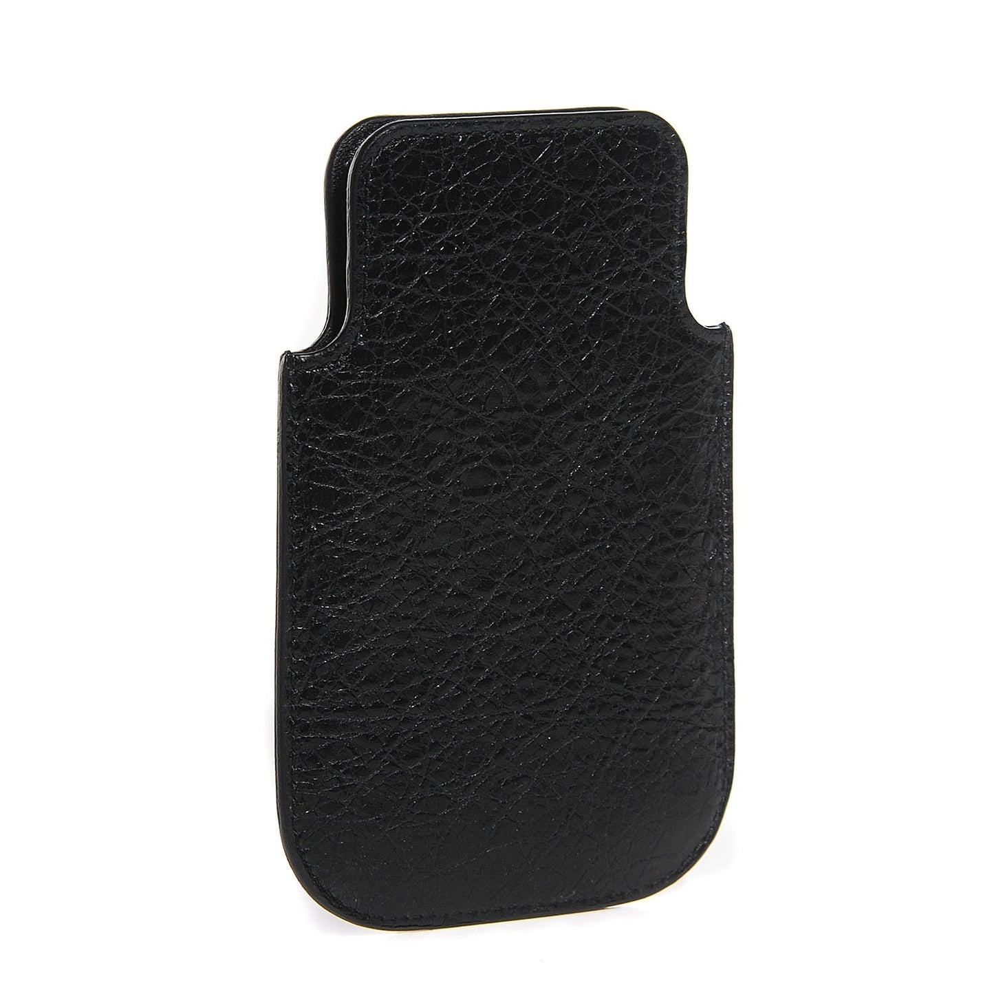 Agneau Giant Gold Smart Phone Pouch Black
