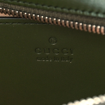 Gucci Calfskin Matelasse Aria Small GG Marmont Chain Shoulder Bag Military Wood 6 of 9