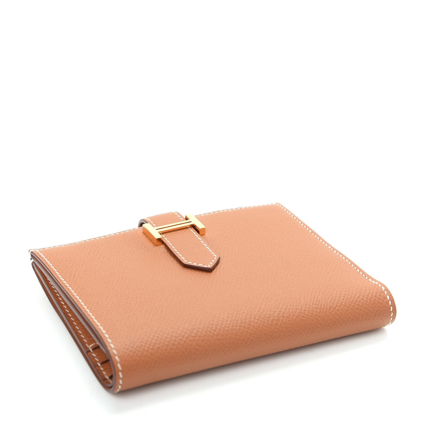 Epsom Bearn Compact Wallet Gold
