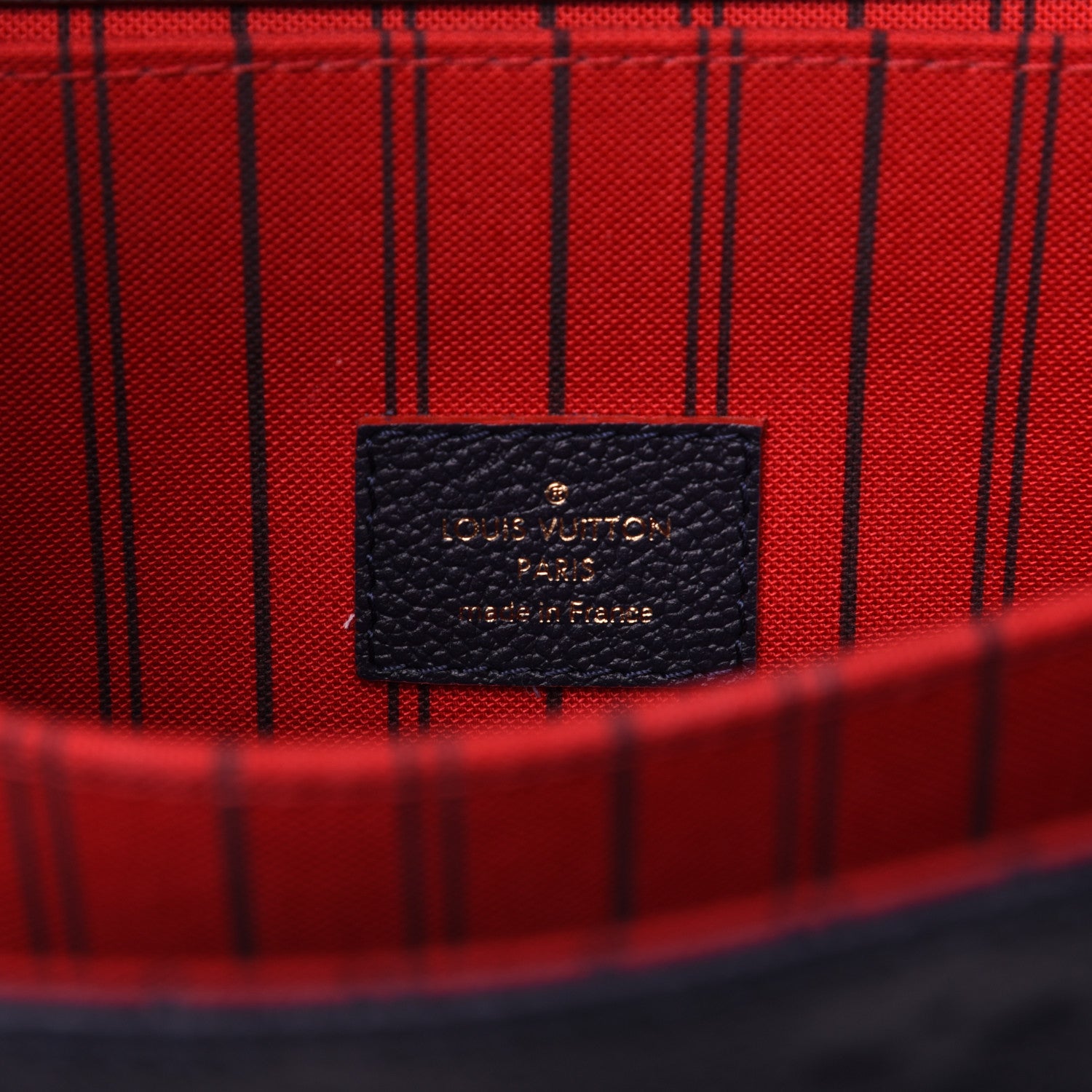 Louis Vuitton Empreinte Pochette Metis Marine Rouge 8 of 12