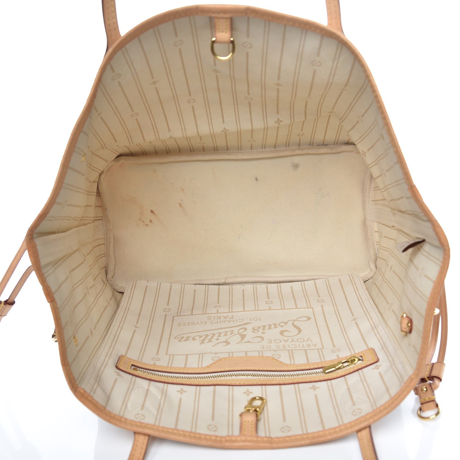 Louis Vuitton Damier Azur Neverfull MM 5 of 17