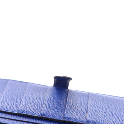 Hermes Epsom Bearn Gusset Wallet Bleu Electrique 9 of 11