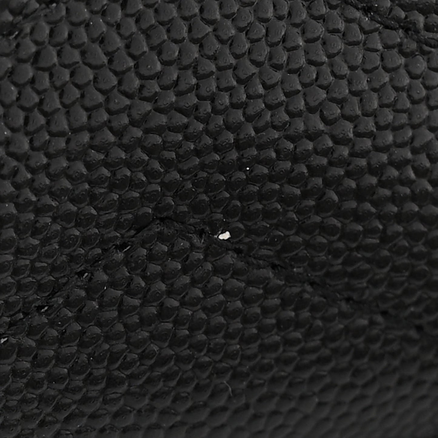 Grain De Poudre Matelasse Chevron Monogram Chain Wallet Black