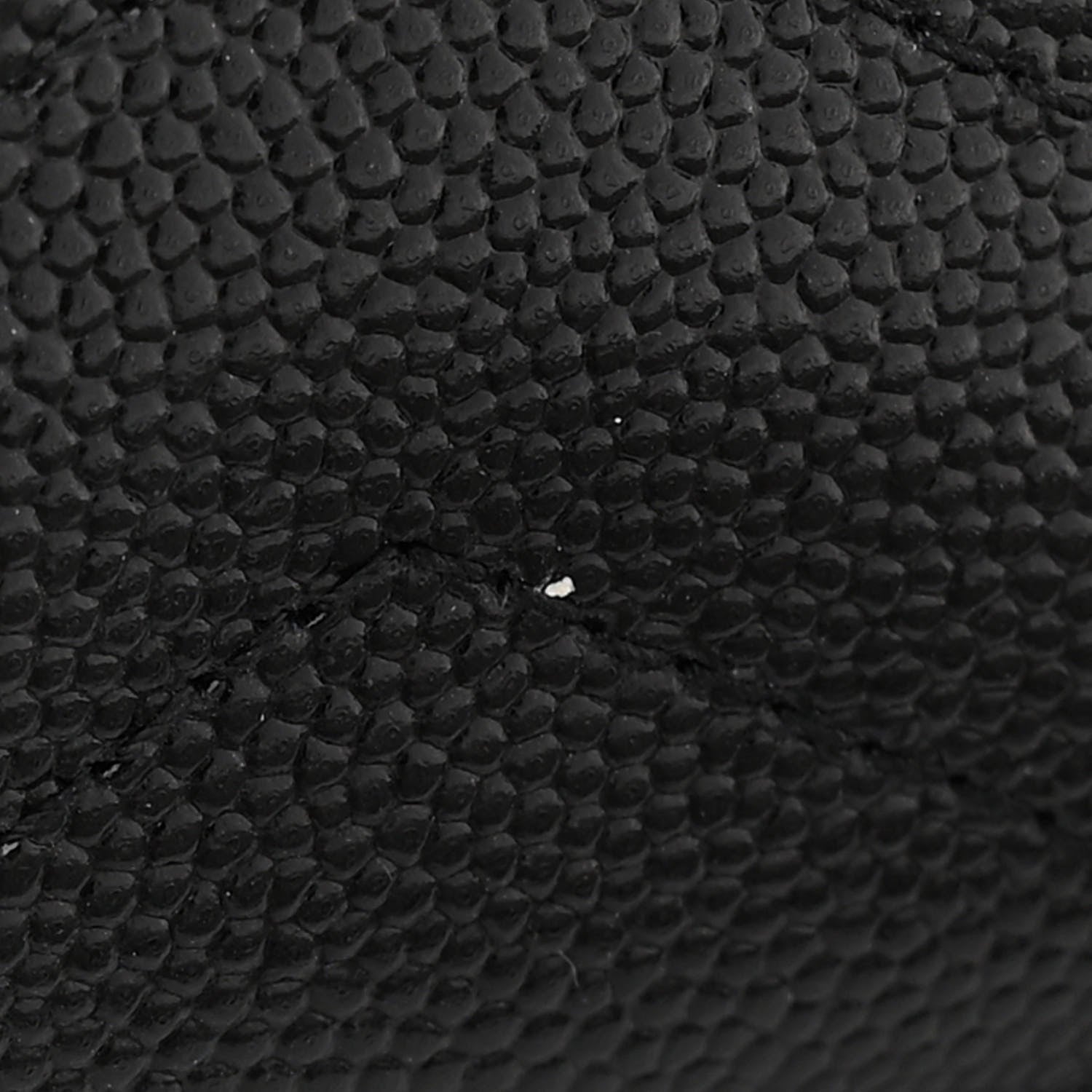 Saint Laurent Grain De Poudre Matelasse Chevron Monogram Chain Wallet Black 13 of 15