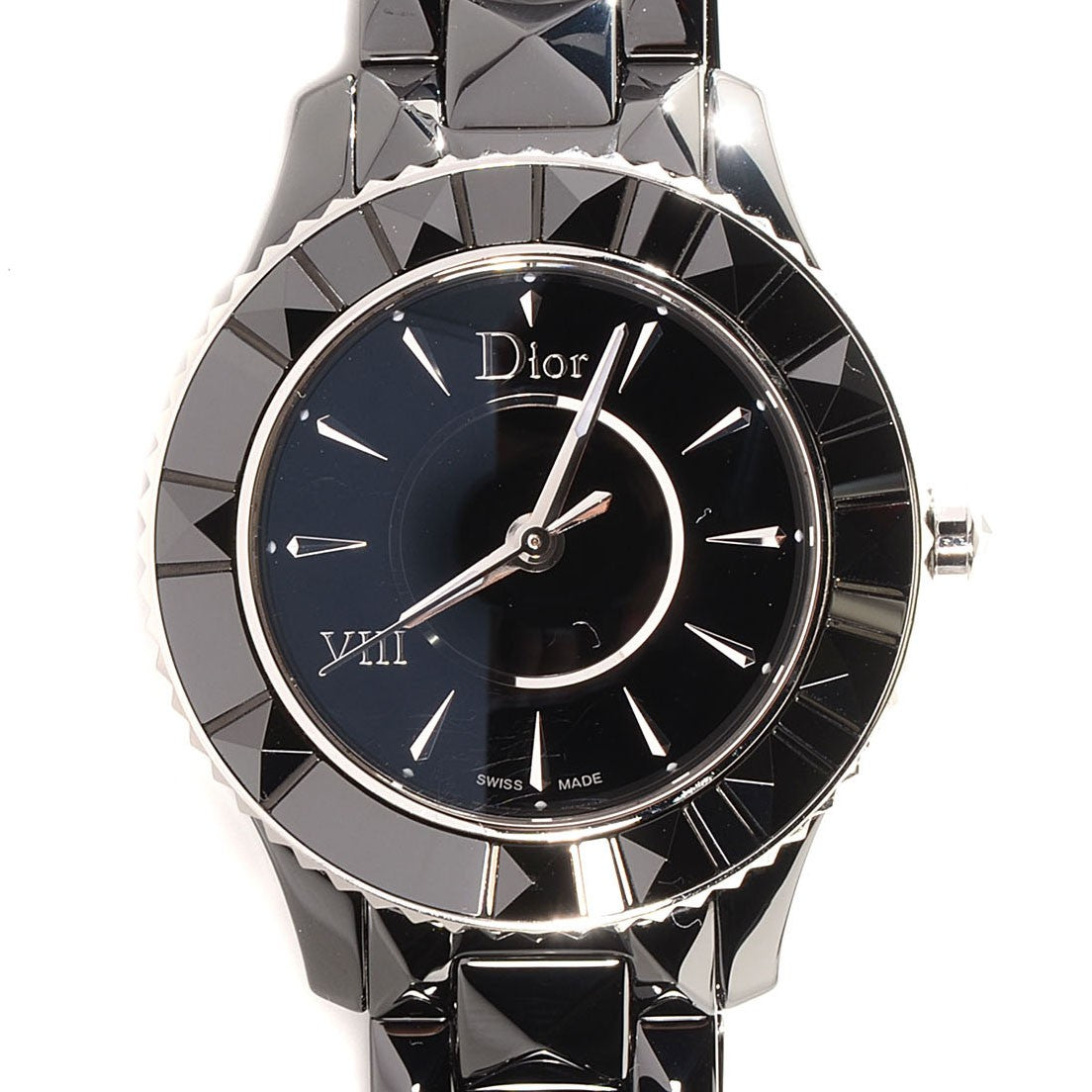 Christian Dior Stainless Steel Ceramic 33mm Dior VIII Quartz Watch Black 1 of 7