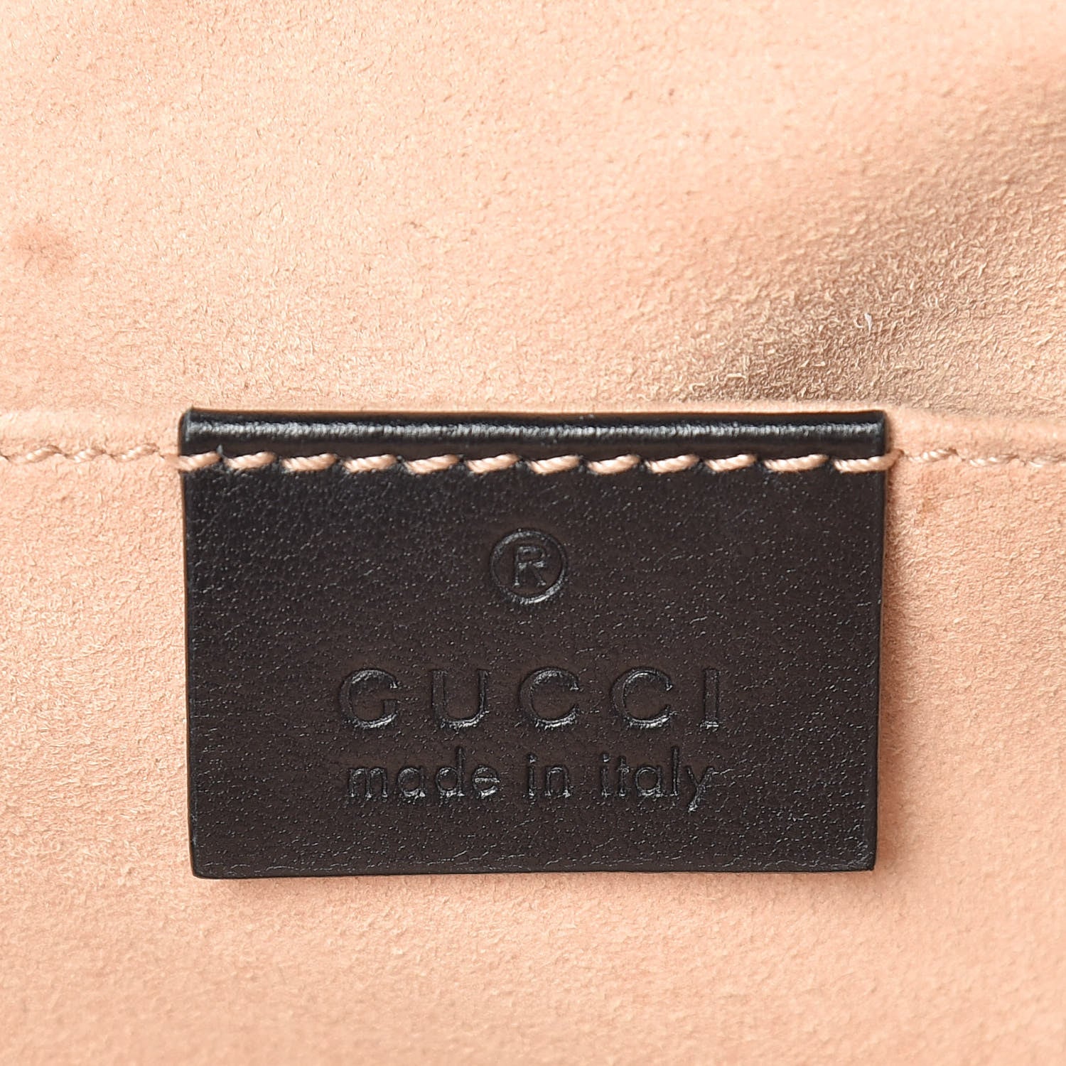 Gucci Calfskin Matelasse Small GG Marmont Chain Shoulder Bag Black 8 of 16