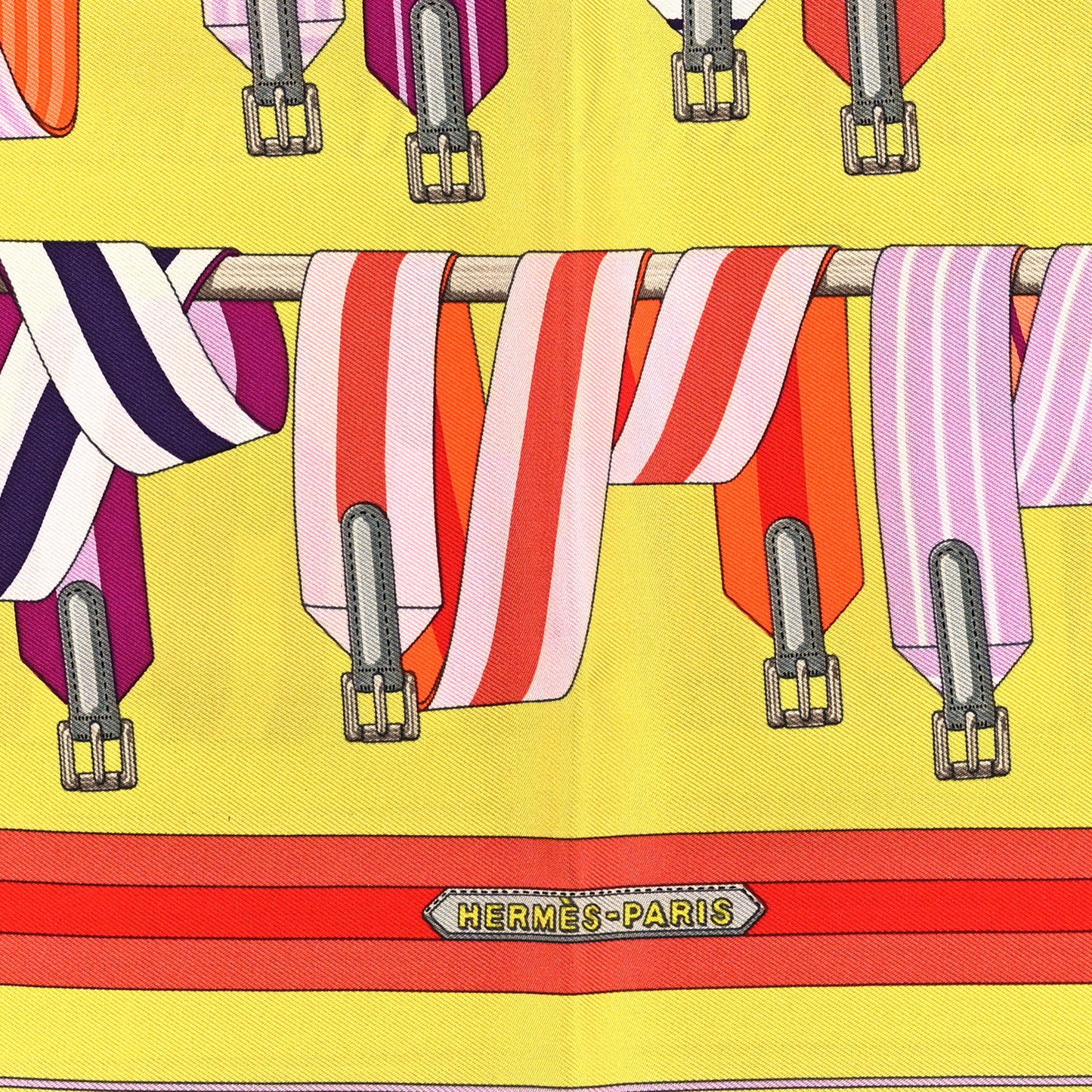 Silk Les Sangles Finesse Scarf 45 Multicolor