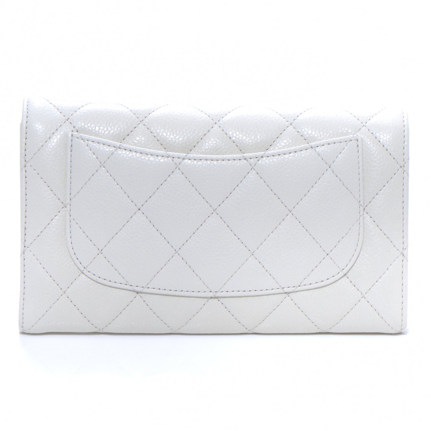 Caviar Reissue Classic Wallet White