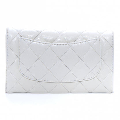 Chanel Caviar Reissue Classic Wallet White 2 of 7
