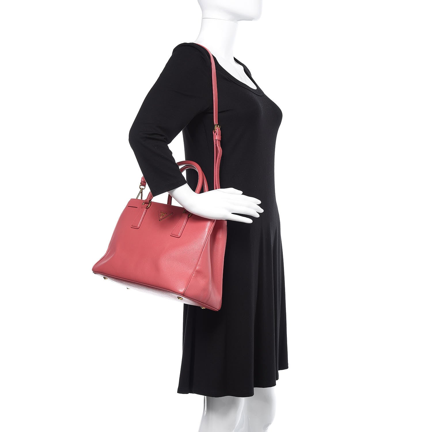 Prada Saffiano Medium Galleria Double Zip Tote Tamaris 2 of 21